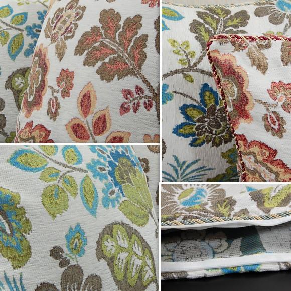 Maylan　メイラン　クッションカバー　45×45　2カラー　ピローケース　クッション　角型　おしゃれ　アジアン |  | 02