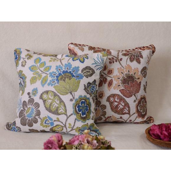 Maylan　メイラン　クッションカバー　45×45　2カラー　ピローケース　クッション　角型　おしゃれ　アジアン |  | 06