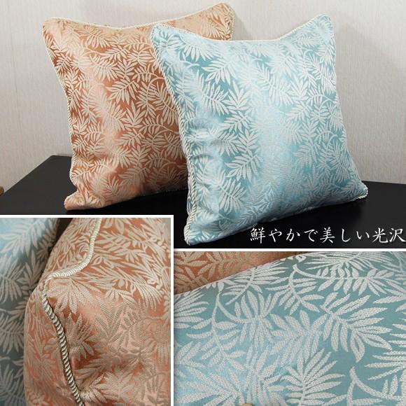 Palm Leaves　パーム・リーフ　クッションカバー　45×45　2カラー　ピローケース　クッション　角型　おしゃれ　北欧　アジアン　アンティーク　雑貨　アンティ |  | 01