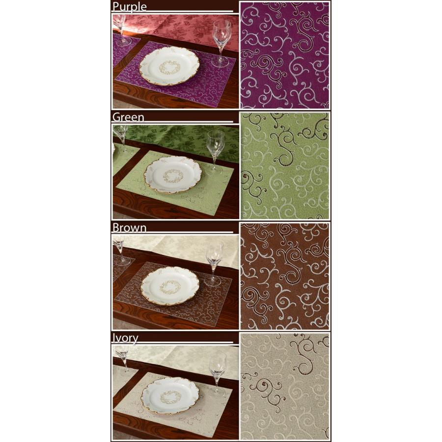 蔦　Tsuta　日本製　ランチョンマット　プレイスマット　プレースマット　テーブルウェア　アンティーク　アンティーク風　雑貨　おしゃれ　ビニール　北欧　撥 |  | 02