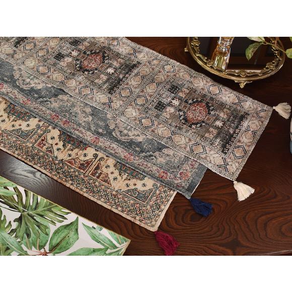 Amdra アムドラ オリエンタル テーブルランナー 120cm  テーブルセンター ファブリック テキスタイル タペストリー ベッドスプレッド |  | 07