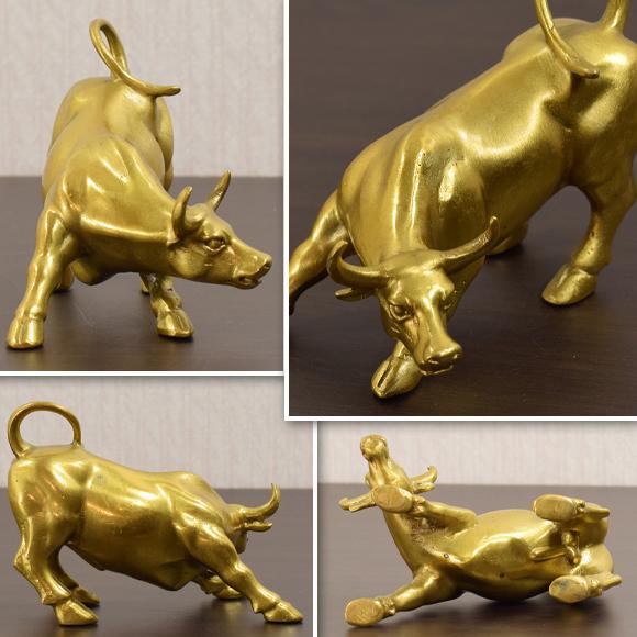 ゴールドブラス ブル 黄金色に輝く銅製の雄牛 真鍮置物 銅器 銅製 アニマル 風水飾り Sab0080 5 Decor Plus Yahoo 店 通販 Yahoo ショッピング