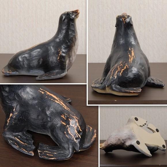 可愛いアシカのアンティーク人形 可愛いアシカのアンティーク人形