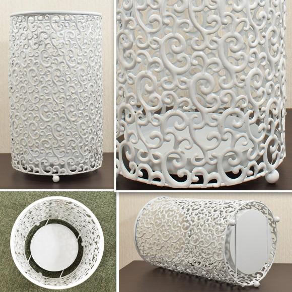 White Kaikiri ホワイトカイキリ アイアンアンブレラスタンド 傘立て 丸型 おしゃれ 玄関 鉄製 アンティーク |  | 02