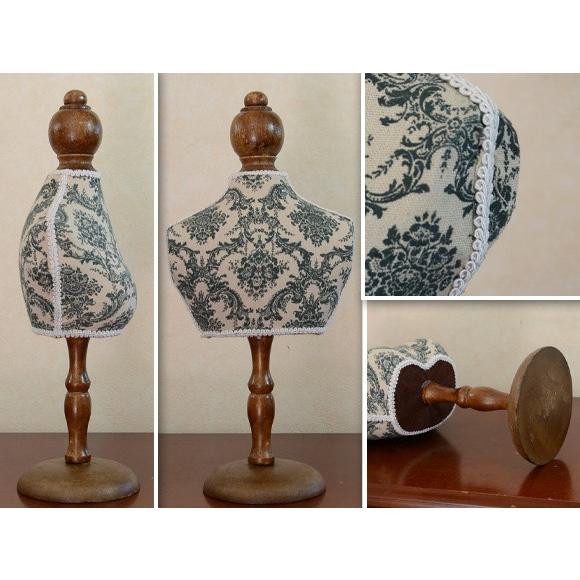 Gabrielle　ガブリエル　バスト　クラシックトルソー　アンティーク風　アクセサリースタンド |  | 02