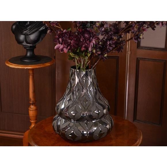 高価値セリー アメリカZODAX社　Marrakech Vase　マラケシュベース　モロッコ風スタイルのモダンで大きな花瓶　花器　陶器　アンティーク　雑貨　アンティーク風　北欧　オリ