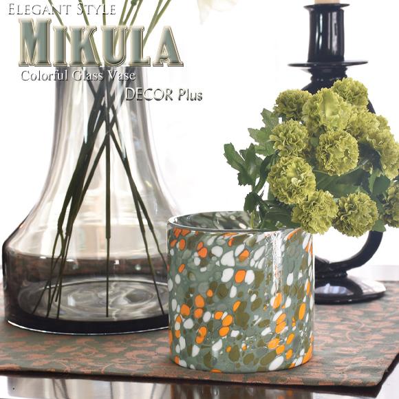 Mikula ミクラ カラフルガラスベース 花瓶 キャンドルホルダー 花器 丸い Zfp0360 506 Decor Plus Yahoo 店 通販 Yahoo ショッピング