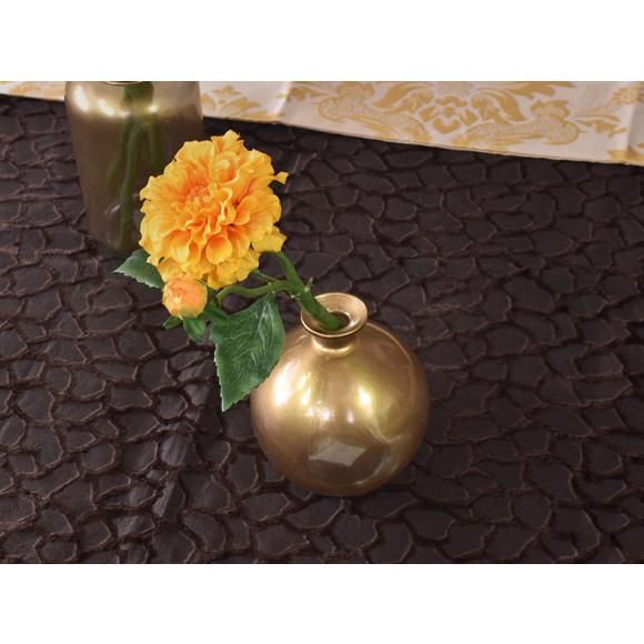 ドライゴールド ガラスボール フラワーベース 花瓶 花器 : DECOR Plus