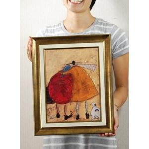 Sam Toft サム・トフト ほのぼのするような温かい雰囲気の絵 壁掛け