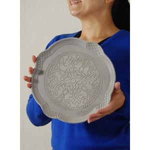 Fellici　フェリーシ　グレー　ラウンドトレイ　プレート　アンティーク風　お皿　フレンチグレイ |  | 03