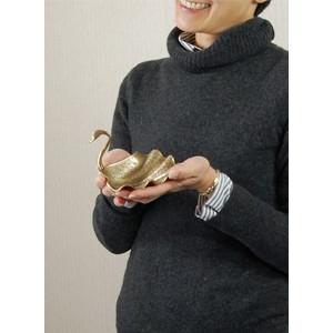 Swan Tray スワン・トレイ 白鳥の形をした真鍮のトレイ 銅製 小物入れ