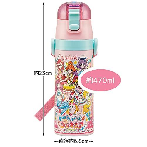 スケーター (skater) 子供用 ステンレス キッズ 水筒 直飲み 470ml トロピカル｜decouverte｜06