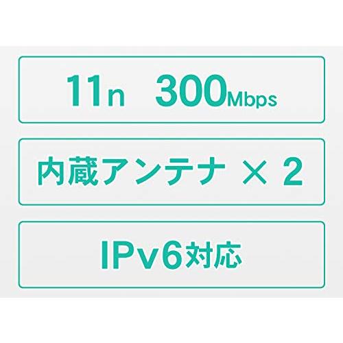 アイ・オー・データ WiFi 無線LAN ルーター single band 11n 300Mbps 一人暮らし｜decouverte｜03
