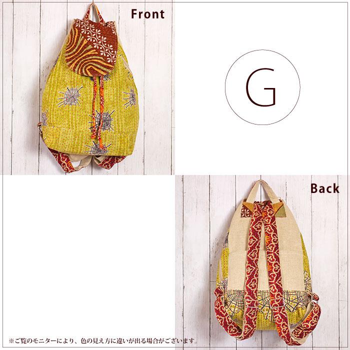 リュック デイパック レディース PeopleTree リサイクルサリー リュックサック フェアトレード 送料無料 | People Tree | 08