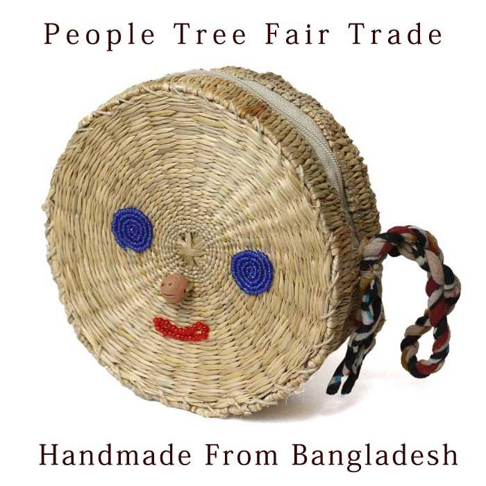 ピープルツリー フェアトレード Peopletree パティ草のスマイルラウンドポーチ バスケット 丸いポーチ 子供用かごバッグ 軽い 小物入れ Fa Z066 Decoyaエスニック フェアトレード 通販 Yahoo ショッピング