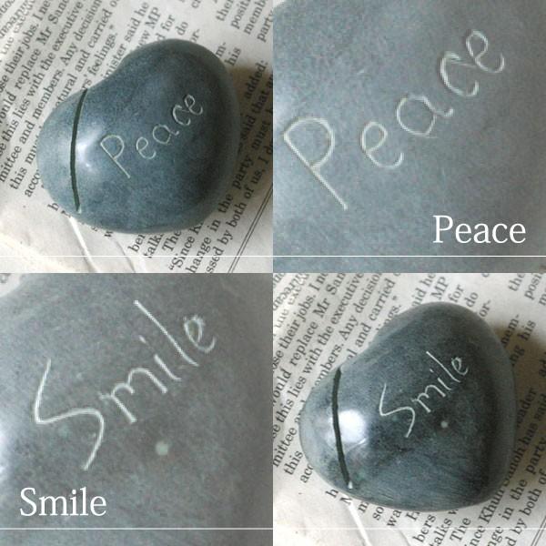 カードホルダー ペーパーウェイト（ People Treeおまもりパレワストーン ） フェアトレード商品 天然石 ハート 文房具 ステーショナリー | People Tree | 05