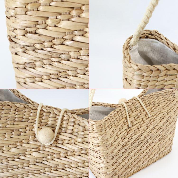 かごバッグ ショルダーバッグ ポシェット（ タイ製・カジューの