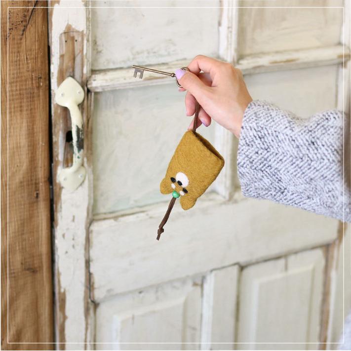 キーカバー フェルト ネパール アニマルフェルト キーケース 柴犬 黒猫 パンダ 猫 ネコ ネパール フェルト 動物 かわいい メール便可 Fs Z116 Decoyaエスニック フェアトレード 通販 Yahoo ショッピング