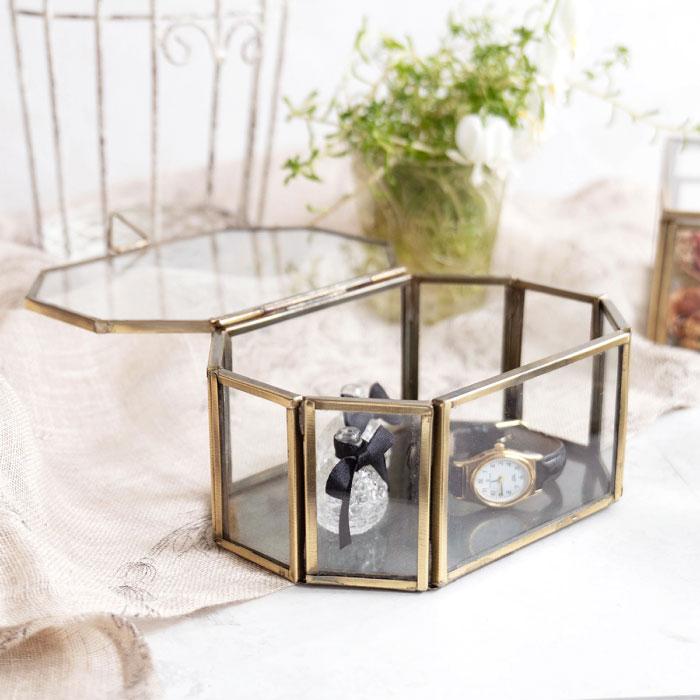 ガラスケース アクセサリーケース （モロッカンガラスボックス