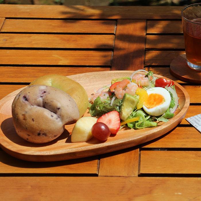 食器 木製 マホガニー ウッドプレート [ L ] 高級 天然木 ナチュラル