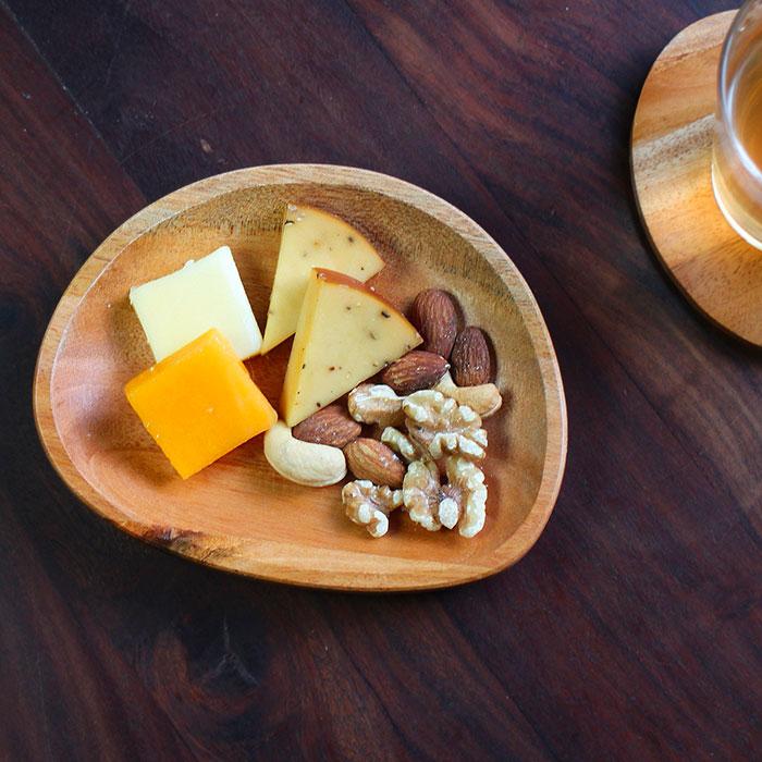 食器 木製 マホガニー ウッドプレート [ S ] 高級 天然木 ナチュラル