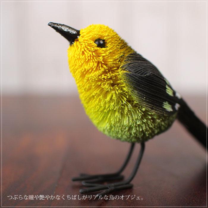 たわし アニマル 鳥 バード オブジェ 飾り おしゃれ かわいい