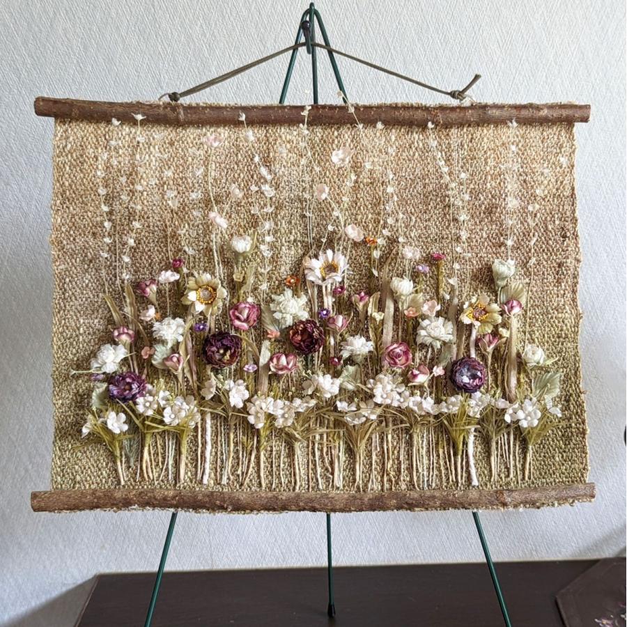 布花　花いっぱいのタペストリー 1