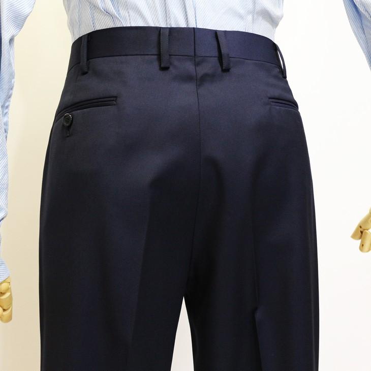 スーツ メンズ 2020 新作 春夏 エルメネジルドゼニア ジャパン物 トラベラー 「国内オーダー工場生産」 濃紺ネイビー無地 2つボタン スーツ (A/AB体) ゆったり型 | ZEGNA | 10