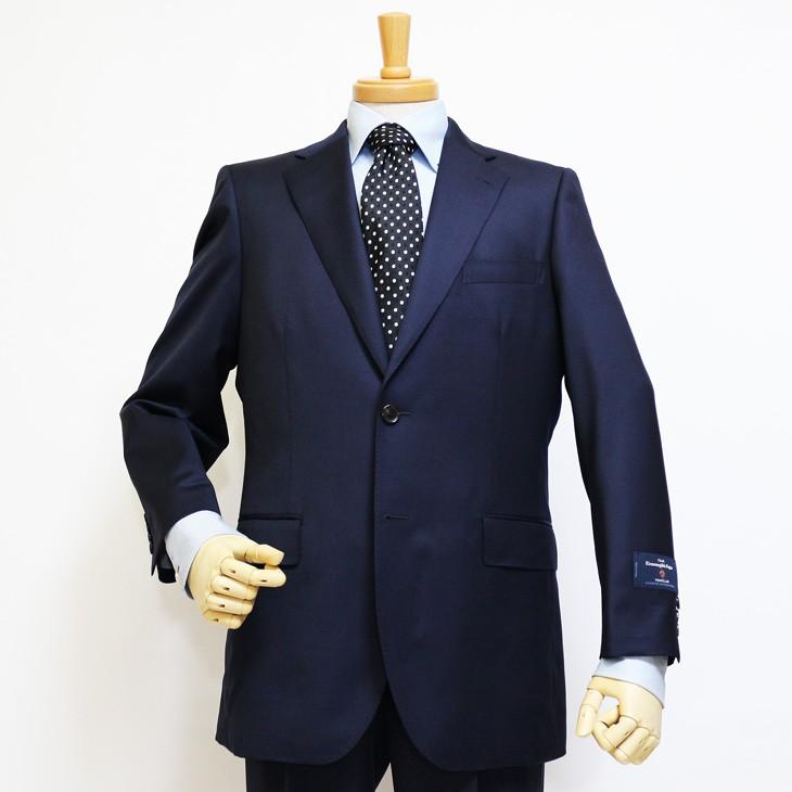 スーツ メンズ 2020 新作 春夏 エルメネジルドゼニア ジャパン物 トラベラー 「国内オーダー工場生産」 濃紺ネイビー無地 2つボタン スーツ (A/AB体) ゆったり型 | ZEGNA | 02