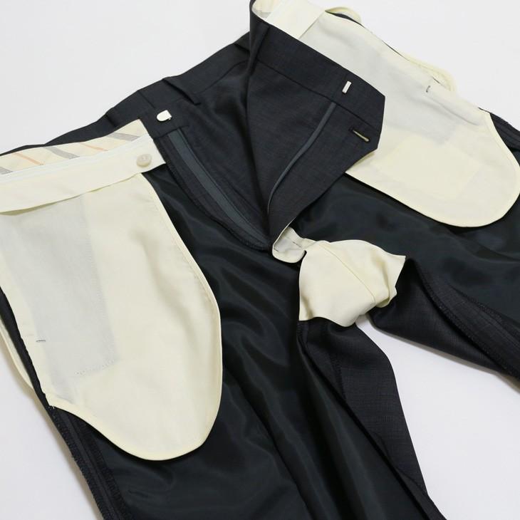 スーツ メンズ 2020 新作 春夏 エルメネジルドゼニア ジャパン物 トロピカル 「国内オーダー工場生産」 ガンメタリック調 2つボタン スーツ (AB体) ゆったり型 | ZEGNA | 11