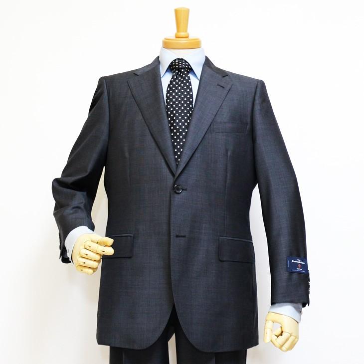 スーツ メンズ 2020 新作 春夏 エルメネジルドゼニア ジャパン物 トロピカル 「国内オーダー工場生産」 ガンメタリック調 2つボタン スーツ (AB体) ゆったり型 | ZEGNA | 02