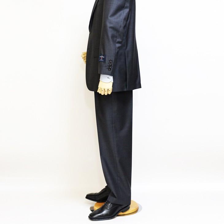 スーツ メンズ 2020 新作 春夏 エルメネジルドゼニア ジャパン物 トロピカル 「国内オーダー工場生産」 ガンメタリック調 2つボタン スーツ (AB体) ゆったり型 | ZEGNA | 08