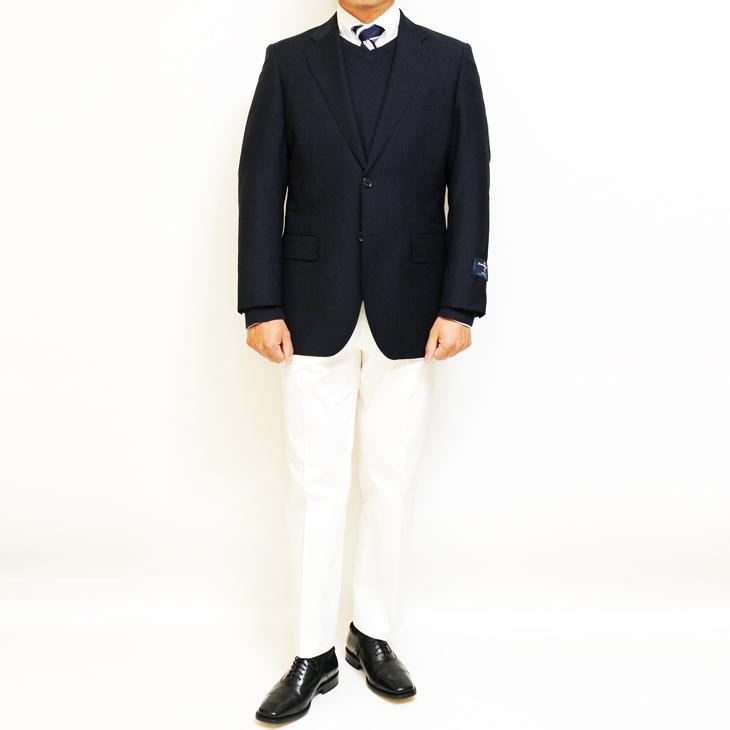 【最終売尽】A7サイズのみ ジャケット テーラード ブレザー 春夏 新品 エルメネジルドゼニア 国内オーダー工場仕立 コンブレ ゆったり型 (A体) SLTO-002 | ZEGNA | 02