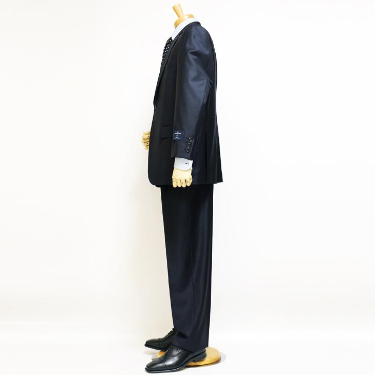 スーツ メンズ 新品 春夏 エルメネジルドゼニア トロフェオ Super150s 濃紺ネイビー無地 2つボタン ビジネス スーツ ゆったり型 (AB/BB体) SLTO-002 | ZEGNA | 07