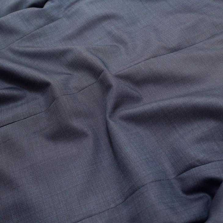 2025 新作 スーツ メンズ 春夏 エルメネジルドゼニア 「国内オーダー工場生産」 ネイビーブルー杢 無地系 2つボタン ゆったり型 (A/AB/BB体) 日本製 | ZEGNA | 18