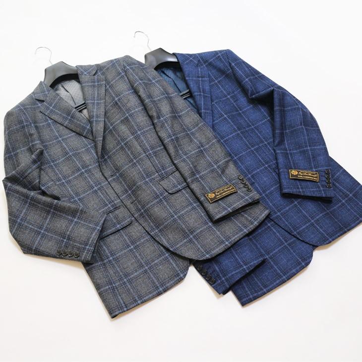 ジャケット テーラード ブレザー 秋冬 新品 ロロピアーナ ウール シルク 絹 カシミア混 グレンチェック風２色 セレクト系 スリム 2つボタン J-TML (A体) | Loro Piana | 01