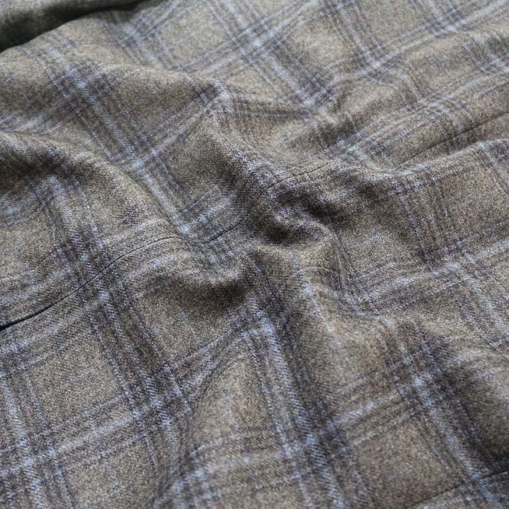 ジャケット テーラード ブレザー 秋冬 新品 ロロピアーナ ウール シルク 絹 カシミア混 グレンチェック風２色 セレクト系 スリム 2つボタン J-TML (A体) | Loro Piana | 09