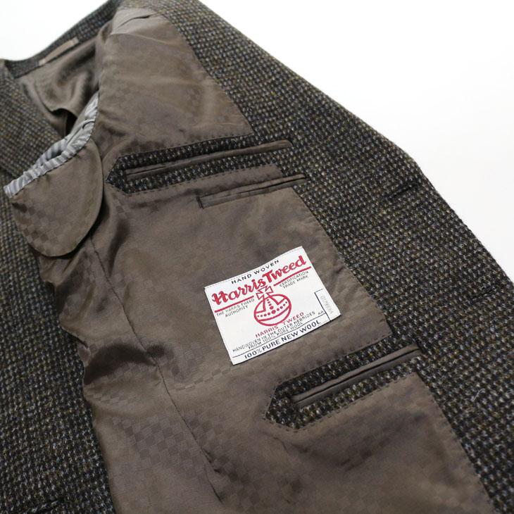ジャケット テーラード ブレザー ハリスツイード　秋冬 新品 英国 Harris Tweed　全6カラー やや細め型紙 | HARRIS TWEED | 18