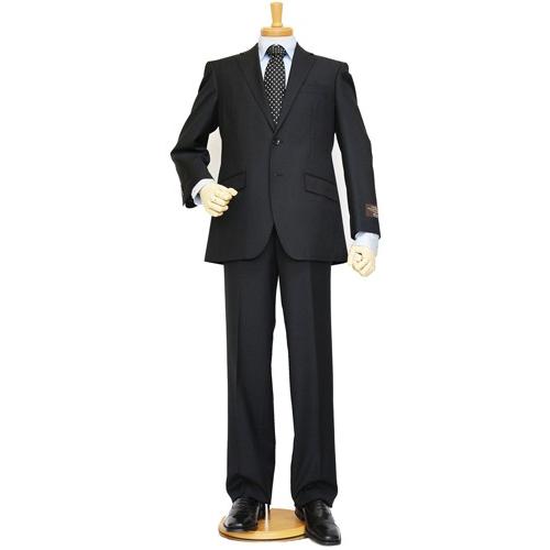 スーツ メンズ 秋冬 新品 伊カノニコ Super110s ブラック黒