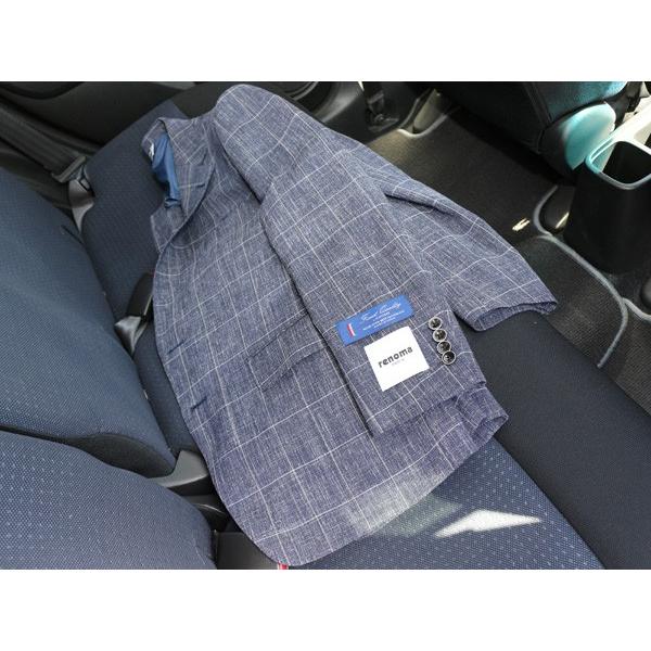 2017 春夏新作 renoma レノマ paris パリス ICHITEKI ハイブリッド生地 デニムブルー杢 ウインドペン 2ボタン ジャケット (AB/BB体) やや細め | renoma | 05