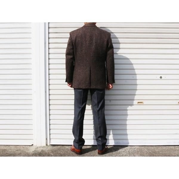 ジャケット テーラード ブレザー ハリスツイード 2017-18 秋冬 新品 英国 Harris Tweed 茶ブラウン杉綾織ヘリンボーン  (AB体) NT01-2B | HARRIS TWEED | 02