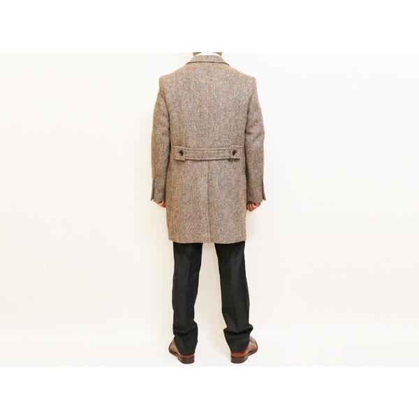 ハリスツイード コート 2017-18秋冬モデル 新品 Harris Tweed 霜降り調 ベージュ杢 チェスターフィールド コート | HARRIS TWEED | 02