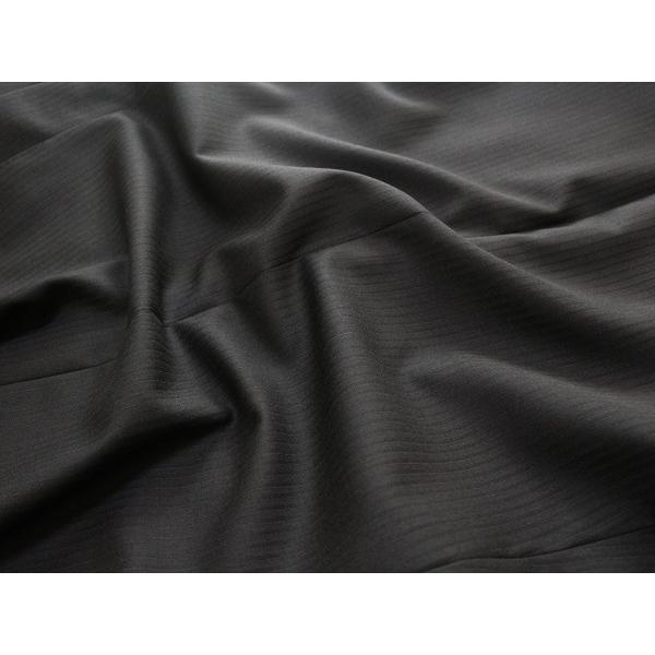 スーツ メンズ 2018 春夏 新品 ALAIN DELON アランドロン 黒ブラック織柄シャドーストライプ  2つボタン ビジネススーツ (AB/BB/E体) やや細め J09-2B | アラン・ドロン | 10