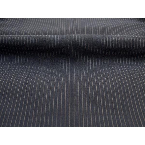 スーツ メンズ 2018 春夏 新品 ALAIN DELON アランドロン 濃紺ネイビー  5.5mmストライプ 360度ストレッチ 2つボタン ビジネススーツ (AB/BB体) やや細め J09-2B | アラン・ドロン | 09