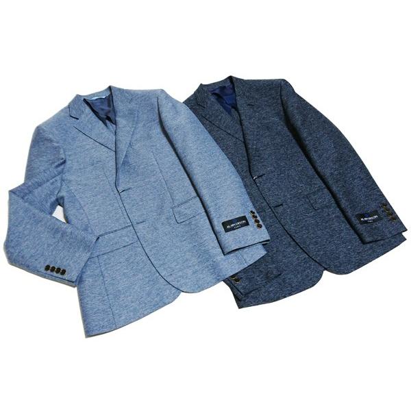 ジャケット テーラード ブレザー 2018 春夏新作 アランドロン 爽快な麻ライク ナチュラルストレッチ素材 シワになり難い ビジネスジャケット (A/AB/BB体) | アラン・ドロン | 02