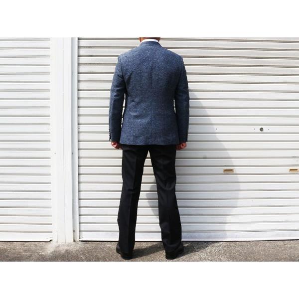 ジャケット テーラード ブレザー 2018 春夏新作 アランドロン 爽快な麻ライク ナチュラルストレッチ素材 シワになり難い ビジネスジャケット (A/AB/BB体) | アラン・ドロン | 04