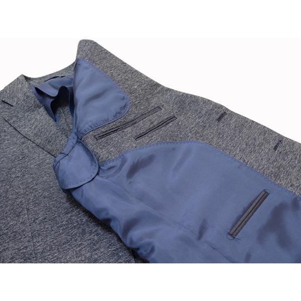 ジャケット テーラード ブレザー 2018 春夏新作 アランドロン 爽快な麻ライク ナチュラルストレッチ素材 シワになり難い ビジネスジャケット (A/AB/BB体) | アラン・ドロン | 07