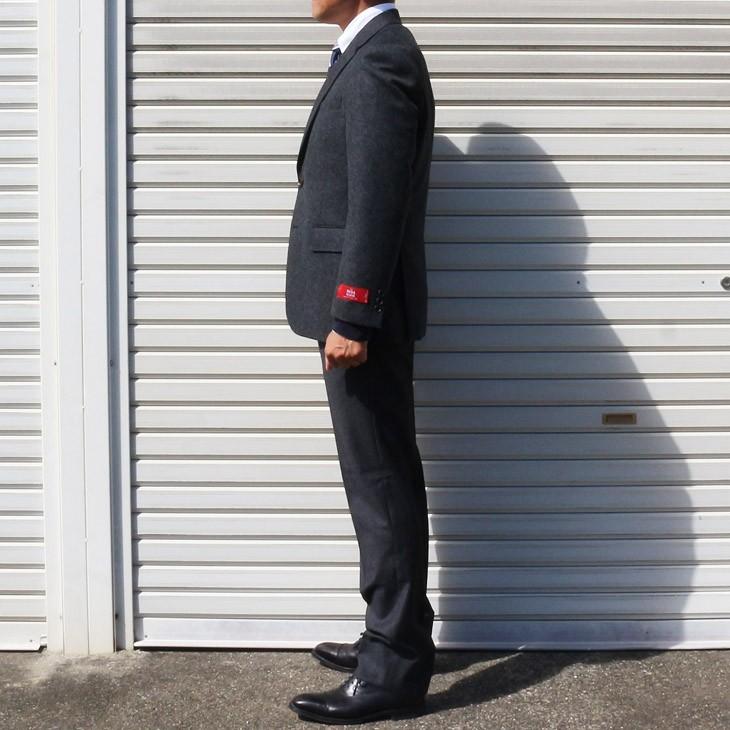 ジャケット テーラード ブレザー 新品 秋冬 新品 REDA Super150s ベイクドカラー 無地系杢３色 2つボタン ビジネスジャケット (AB/BB体) やや細め |  | 10