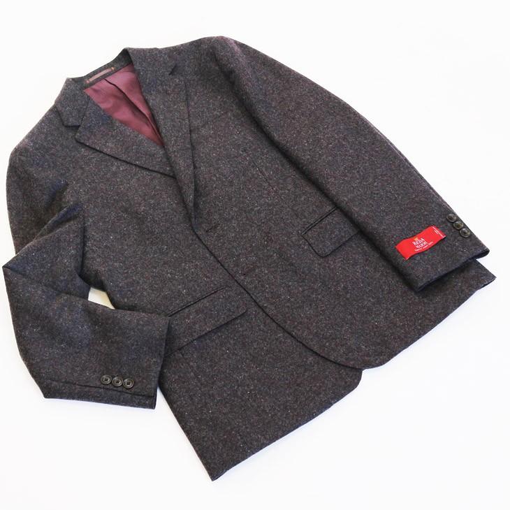 ジャケット テーラード ブレザー 新品 秋冬 新品 REDA Super150s ベイクドカラー 無地系杢３色 2つボタン ビジネスジャケット (AB/BB体) やや細め |  | 13