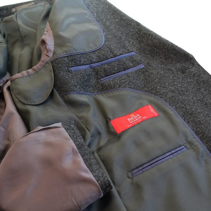 ジャケット テーラード ブレザー 新品 秋冬 新品 REDA Super150s ベイクドカラー 無地系杢３色 2つボタン ビジネスジャケット (AB/BB体) やや細め |  | 17